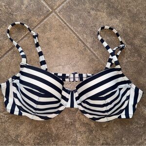 LIKE NEW - J.Crew Classic Stripe Underwire Bikini Top